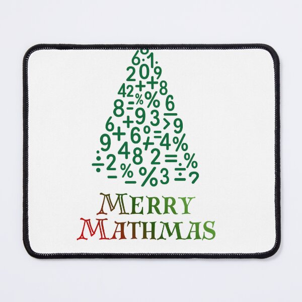 Item preview, Merry Mathmas – Funny Christmas Maths Teacher Design designed and sold by Pokah79.