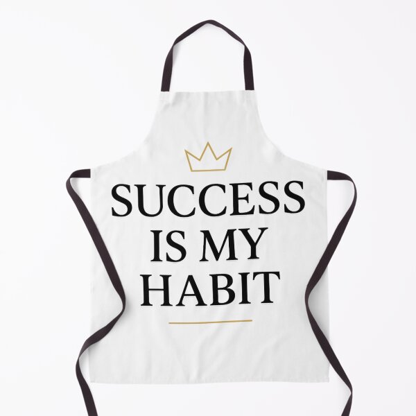 Item preview, Success Is My Habit | Motivational Crown Typography | Discipline & Success Mindset Design designed and sold by EnergyPixel.