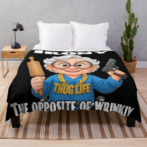 Item preview, Irony – The Opposite of Wrinkly | Funny Grandma Cartoon Design designed and sold by A-T-H.