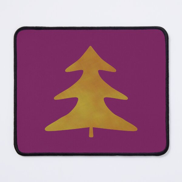 Item preview, Golden Pine Tree on purple - Calm, Sensory-Friendly designed and sold by CreaTwinkles.