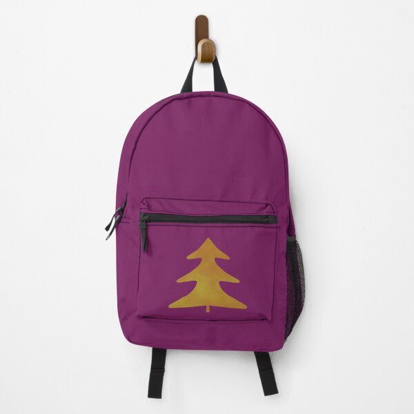 Item preview, Golden Pine Tree on purple - Calm, Sensory-Friendly designed and sold by CreaTwinkles.