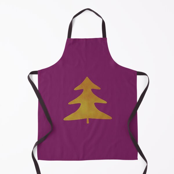Item preview, Golden Pine Tree on purple - Calm, Sensory-Friendly designed and sold by CreaTwinkles.