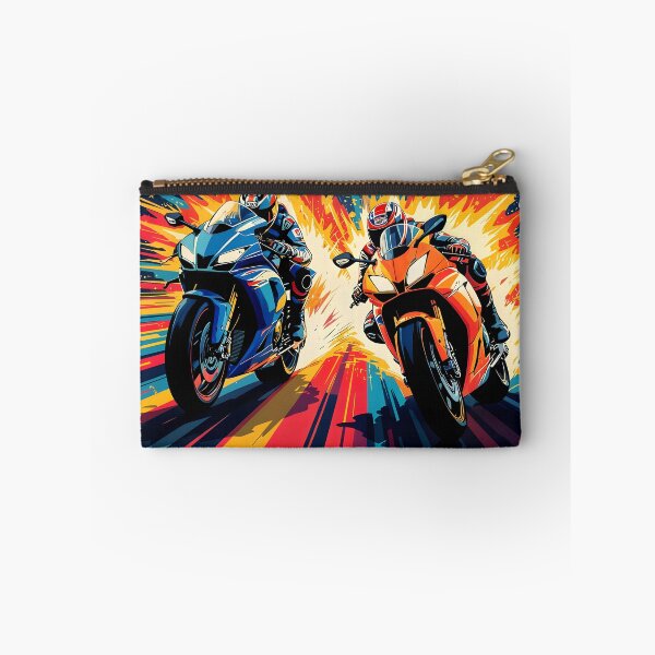 Item preview, Motorcycle Race Colorful Pop Art Fuel Charged designed and sold by Ink Art Design.