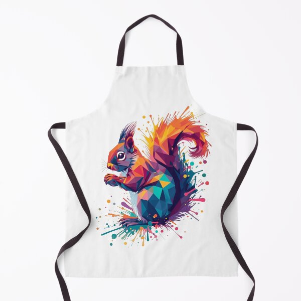 Item preview, Capture The Elusive - Geometric Squirrel Splash Art designed and sold by Lumive.