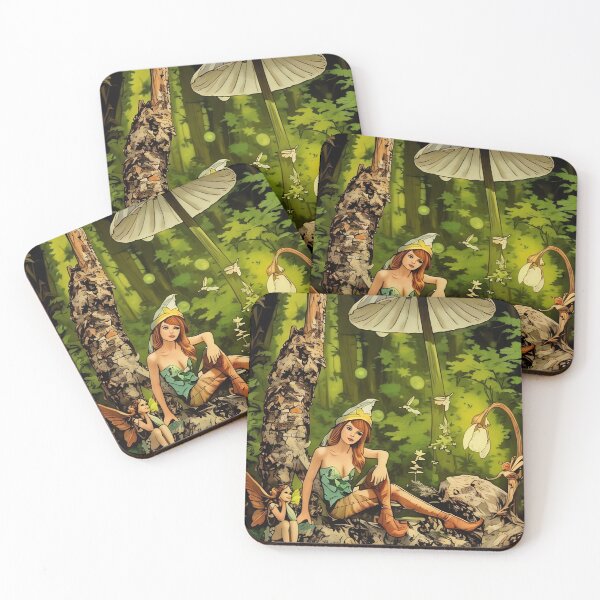 Item preview, The Green Fairies of the Forest designed and sold by tomorrowsart.