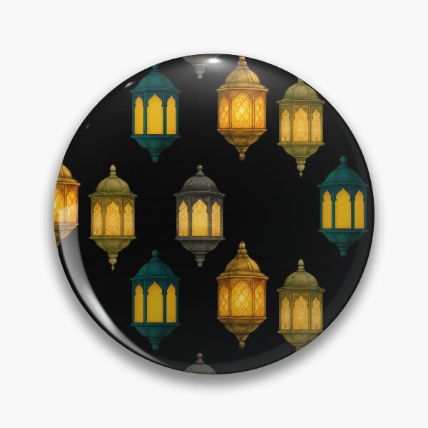 Item preview, Vintage Elegant Islamic Lanterns Sticker Bundle | Ramadan & Eid Decorative Magnet Set (V.1) designed and sold by D-Islamic.