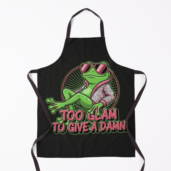 Item preview, Too Glam Frog – Sparkle & Sass Holiday Vibes designed and sold by AwesomeBeyondLimits.