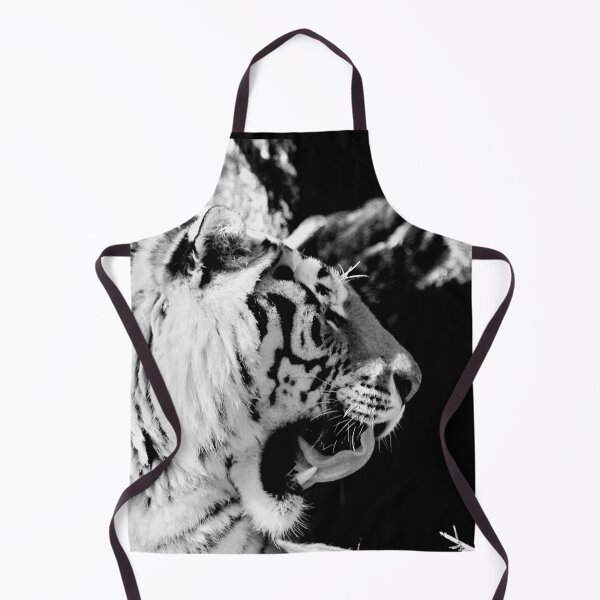 Item preview, The Talking Tiger – Expression in Black and White / Swiss Artwork Photography designed and sold by Raphael Wolf.