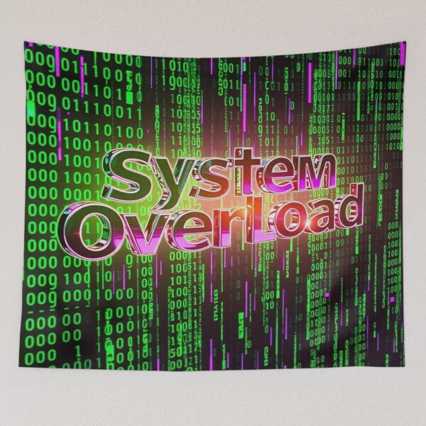 Item preview, System Overload – Glitchcore Y2K Chrome Design designed and sold by CMdigit.