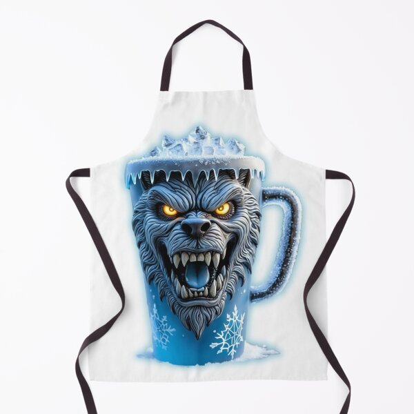 Item preview, Winter Alpha Mug: Werewolf & Ice Crystal Fury 極寒のアルファ designed and sold by CamillaCreation.