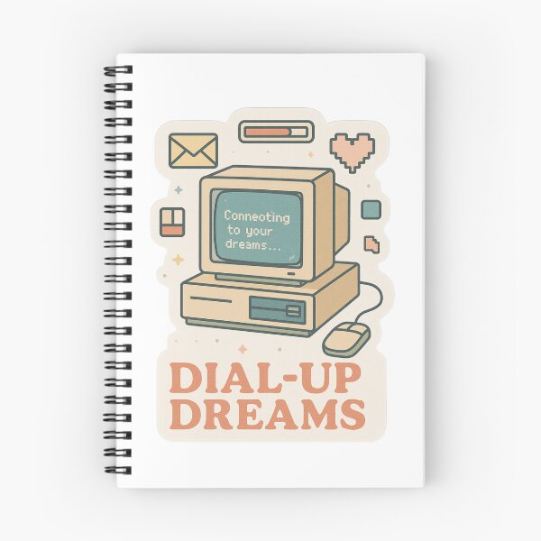 Item preview, Dial-Up Dreams – Retro Computer Nostalgia Design designed and sold by Truvas.
