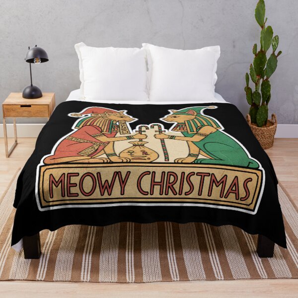 Item preview, Meowy Christmas Cute Cat Pharaoh hieroglyphs designed and sold by EXON-Publishing.