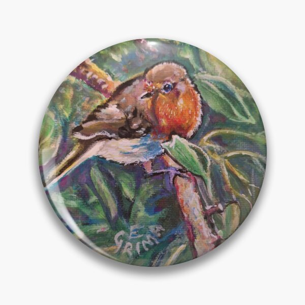 Item preview, Little Friend - Robin watching from a branch designed and sold by LittleLiz.
