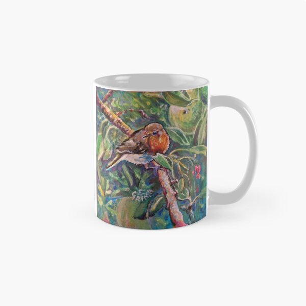 Item preview, Little Friend - Robin watching from a branch designed and sold by LittleLiz.