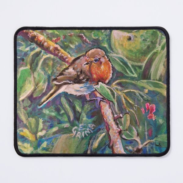 Item preview, Little Friend - Robin watching from a branch designed and sold by LittleLiz.