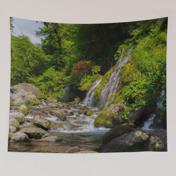 Item preview, Doryū Falls on the Kawamata River, Yatsugatake Highlands, Yamanashi, Japan designed and sold by Pix4Japan.