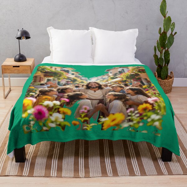 Item preview, Jesus the Healer of Joy – 3D Cute & Funny Christmas City Scene,   designed and sold by PaintMeWorld.