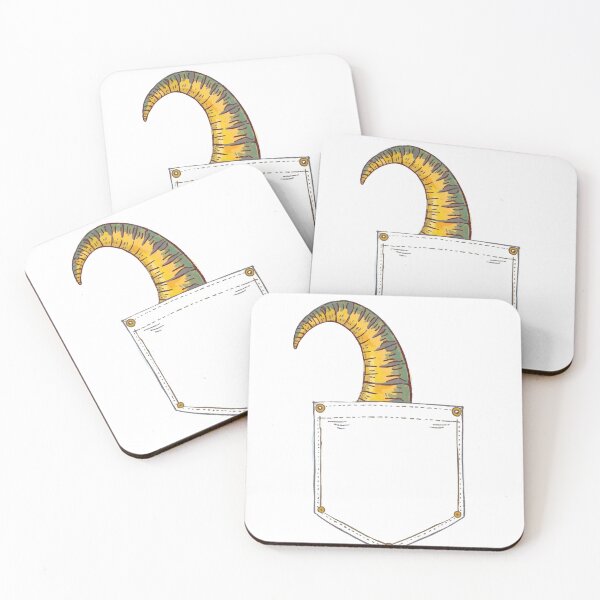 Item preview, Animal Tail in Pocket – Unique and Fun Illustration designed and sold by NiDoya.