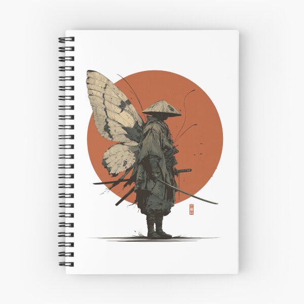 Item preview, Samurai Mothman Japan Manga Anime Ronin designed and sold by ambystomatees.