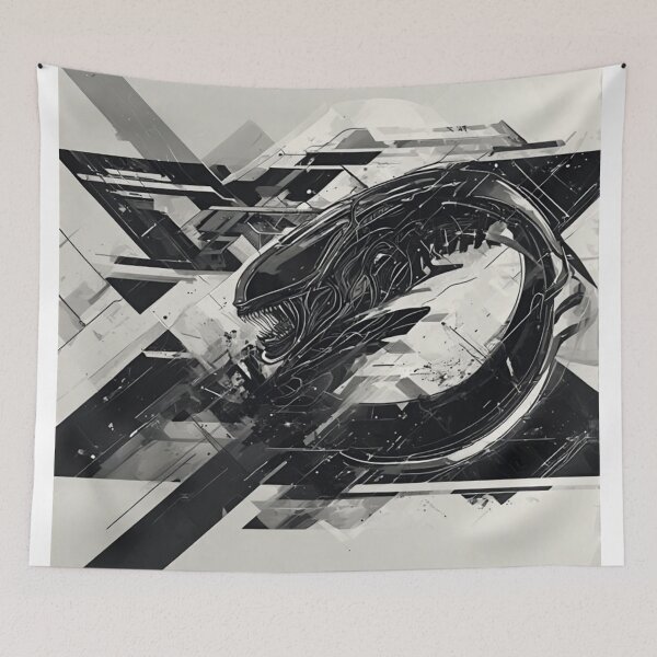 Item preview, Black and White MTG Alien Concept 1 designed and sold by Jcat7.