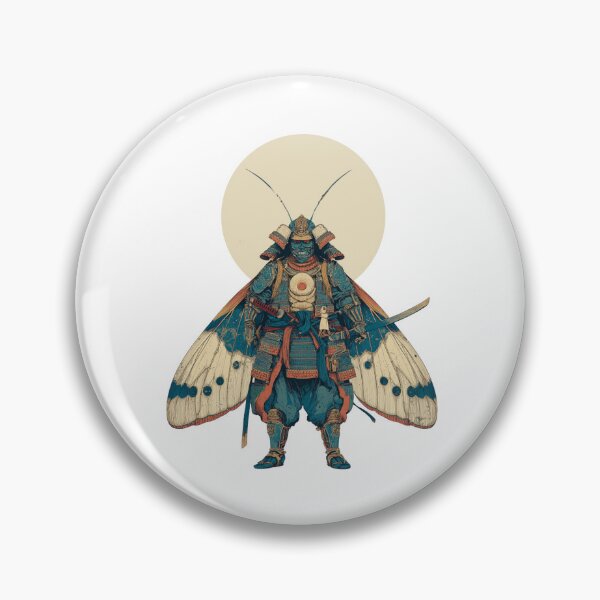 Item preview, Japanese Samurai Mothman designed and sold by ambystomatees.