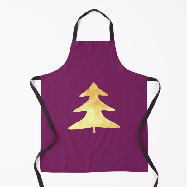 Item preview, Golden Pine Tree on purple - Calm, Sensory-Friendly designed and sold by CreaTwinkles.