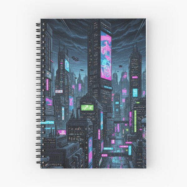 Item preview, Cyberpunk Cityscape Neon Desk Mat & Gaming Mousepad designed and sold by NeoArtsStudio.