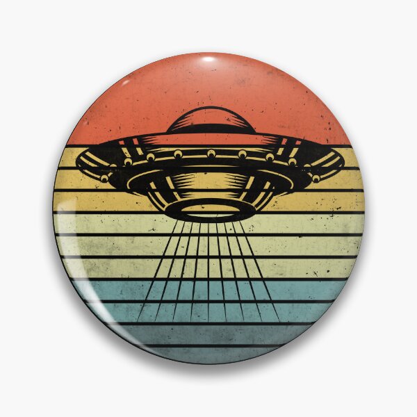 Item preview, Cute retro vintage UFO designed and sold by Jcat7.