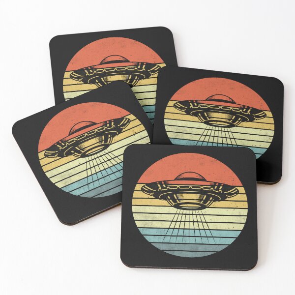 Item preview, Cute retro vintage UFO designed and sold by Jcat7.