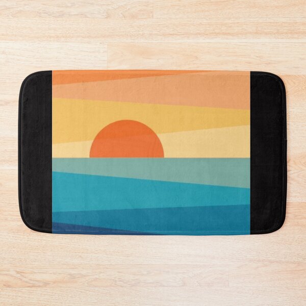 Item preview, Sunset Horizon Color Stripes Artwork  designed and sold by NivyasArtistry.