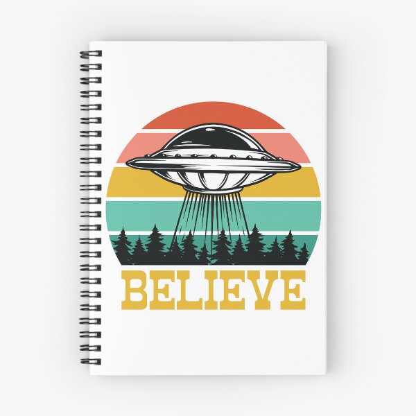 Item preview, BELIEVE alien vintage retro UFO designed and sold by Jcat7.