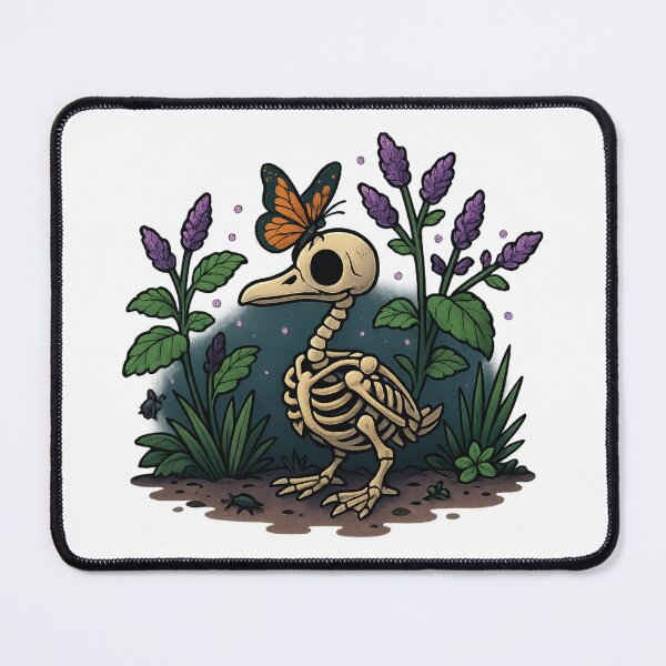 Item preview, Skeleton Duck with Butterfly designed and sold by Fam19.