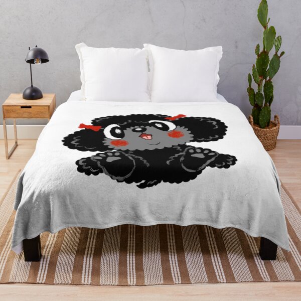 Item preview, Black Toy Poodle Lying On Its Back designed and sold by GamtosMintys.