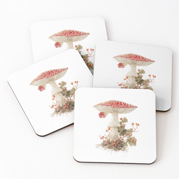 Item preview, Vintage Mushroom Botanical Print Amanita designed and sold by ambystomatees.