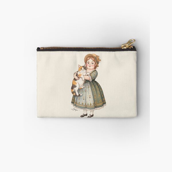 Item preview, Little Darling and Her Bobtail: Japanese Calico Cat Portrait designed and sold by Pasteltone.