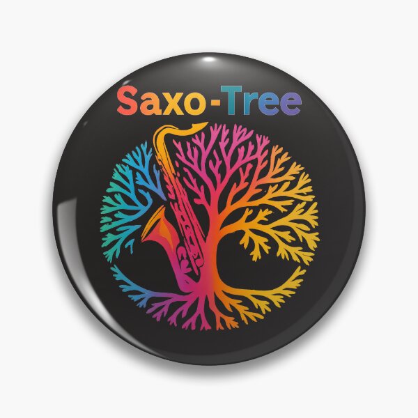 Item preview, Saxo-Tree – Rainbow Saxophone Tree designed and sold by Les-Ink-Studio.