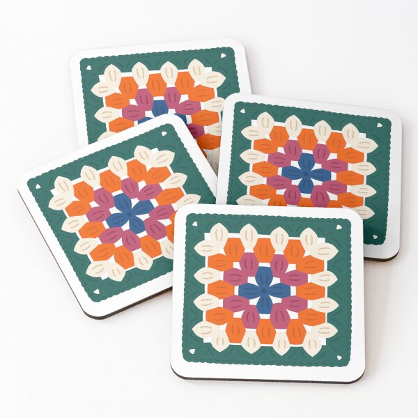 Item preview, Copy of Mini Granny Square Crochet designed and sold by stephenflashart.