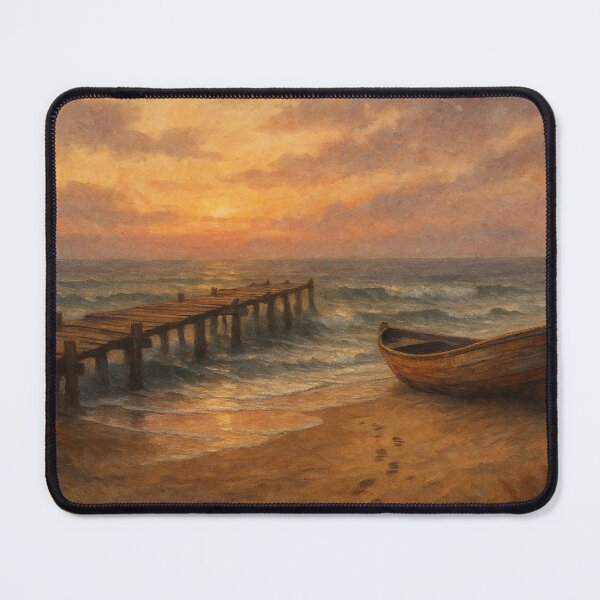 Item preview, The Old Pier – An Autumn Shoreline Memory | GGSTCraft designed and sold by ggstcraft.