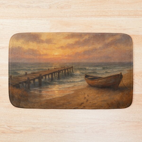 Item preview, The Old Pier – An Autumn Shoreline Memory | GGSTCraft designed and sold by ggstcraft.