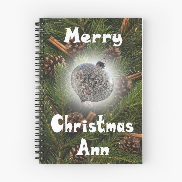 Item preview, Merry Christmas Ann - Pine & Cinnamon with Glass Bauble :) designed and sold by Myriel-Myriel.
