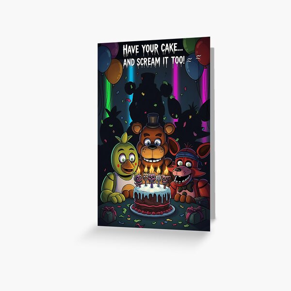 FNAF Birthday Greeting Card