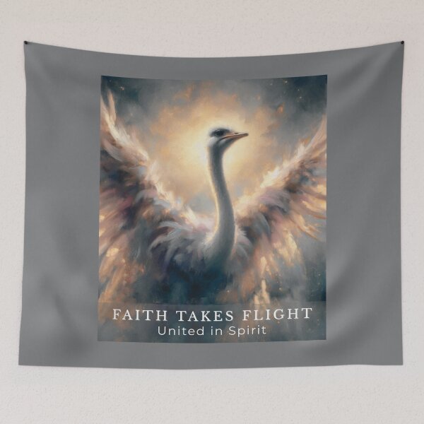 Item preview, Faith Takes Flight – United in Spirit T designed and sold by PaintPourPlay.
