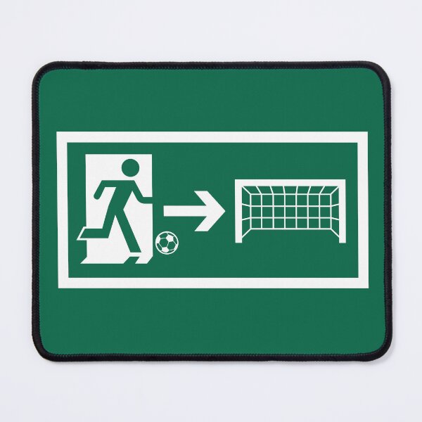 Item preview, Emergency Exit to Play Soccer / Football designed and sold by DesignLacco.