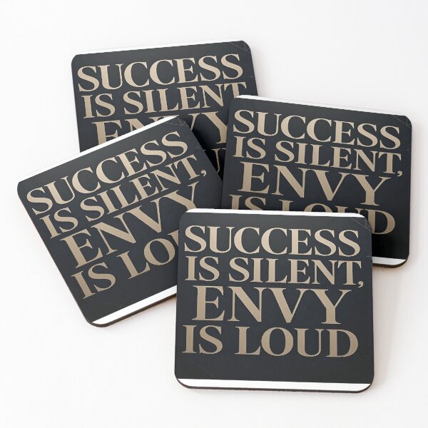 Item preview, Success is Silent Envy is Loud - Motivational Wall Art Print designed and sold by EchoAesthetics.