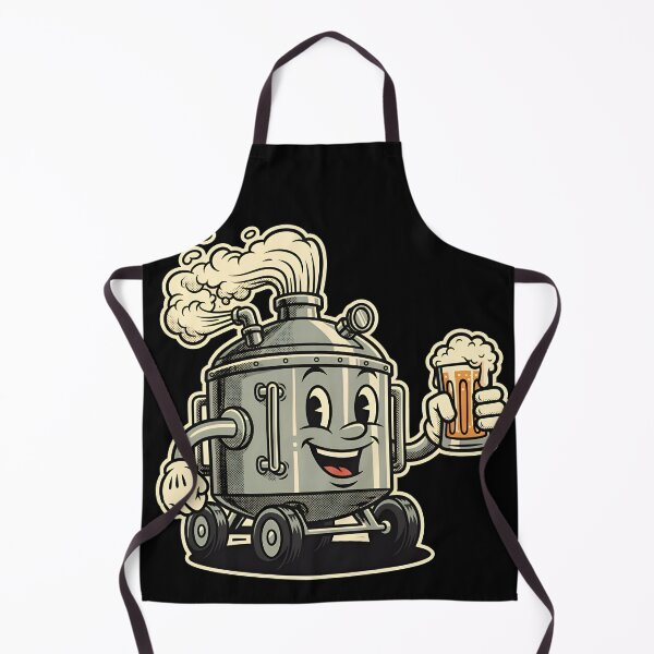 Item preview, Funny Beer Brewing Tank – Retro Cartoon Brewery designed and sold by Imaginationbeyond.