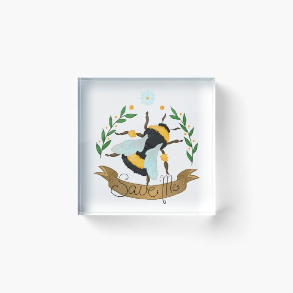 Item preview, Title: Save The Bees – Nature Conservation Art designed and sold by WebTucker.