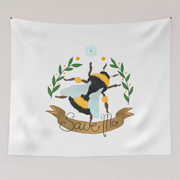 Item preview, Title: Save The Bees – Nature Conservation Art designed and sold by WebTucker.