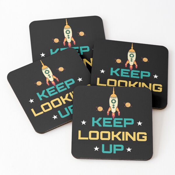 Item preview, Keep Looking Up Cute Space Rocket designed and sold by Jcat7.