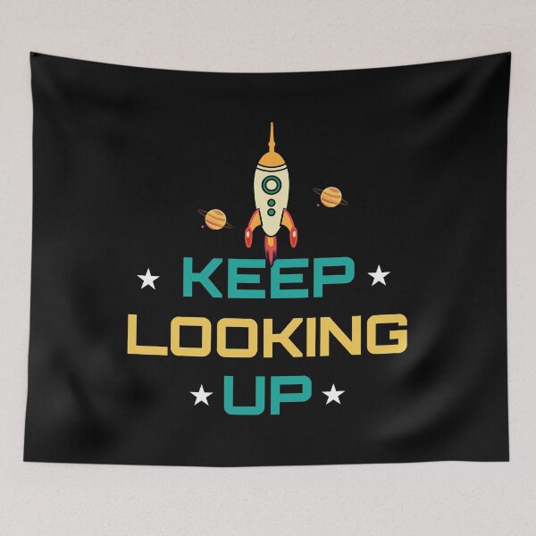 Item preview, Keep Looking Up Cute Space Rocket designed and sold by Jcat7.