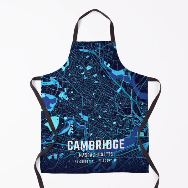Item preview, Cambridge Massachusetts Midnight City Map designed and sold by HomeLivingCo.